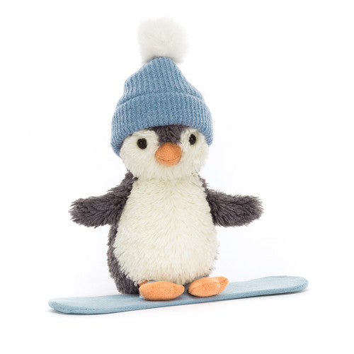 Peanut Penguin Snowboarding - Zinnias Gift Boutique