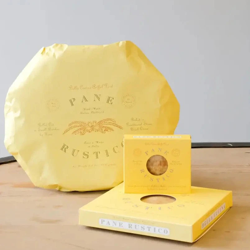 Pane Rustico, prepared with Oil &amp; Salt in a box, 100g