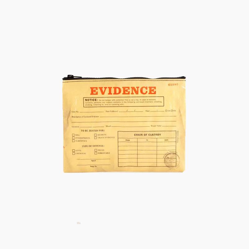 Evidence Zipper Pouch - Zinnias Gift Boutique