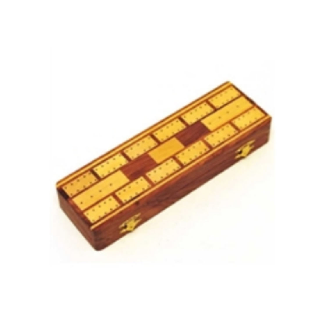 Wood Cribbage, Cards, 4 Dice Game - Zinnias Gift Boutique