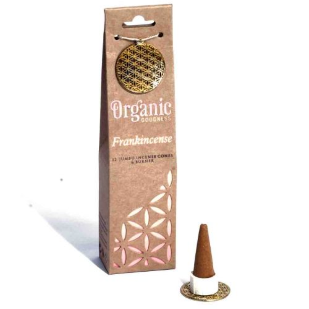 Organic Goodness Cones Frankincense 15g - Zinnias Gift Boutique