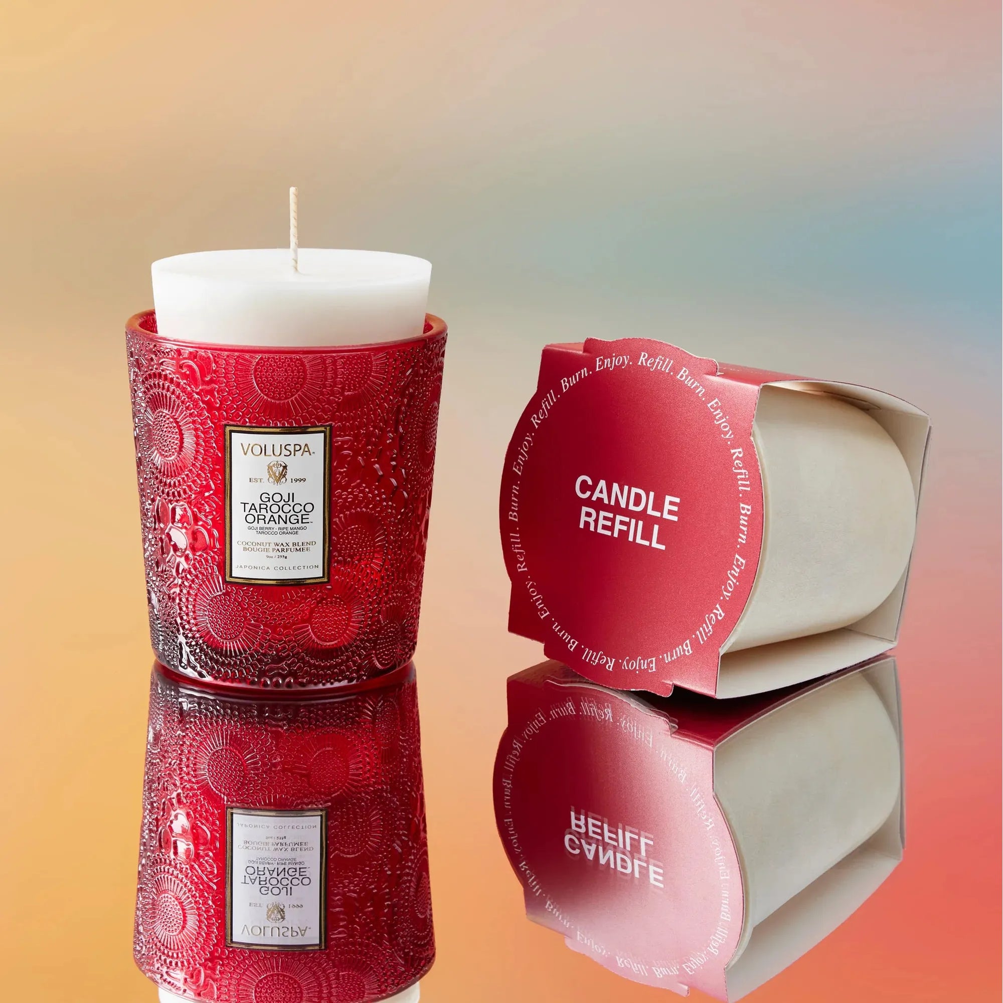 Goji Tarocco Orange Candle - Zinnias Gift Boutique