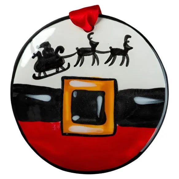 Hand‑Painted Ceramic Ornament - Zinnias Gift Boutique