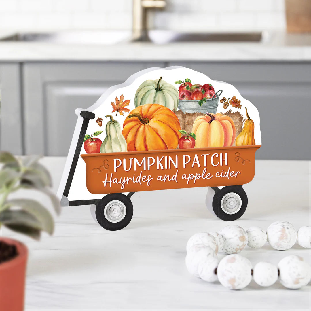 Pumpkin Patch Hayrides &amp; Apple Cider Shape