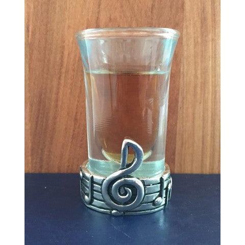 Music Shot Glass - Zinnias Gift Boutique