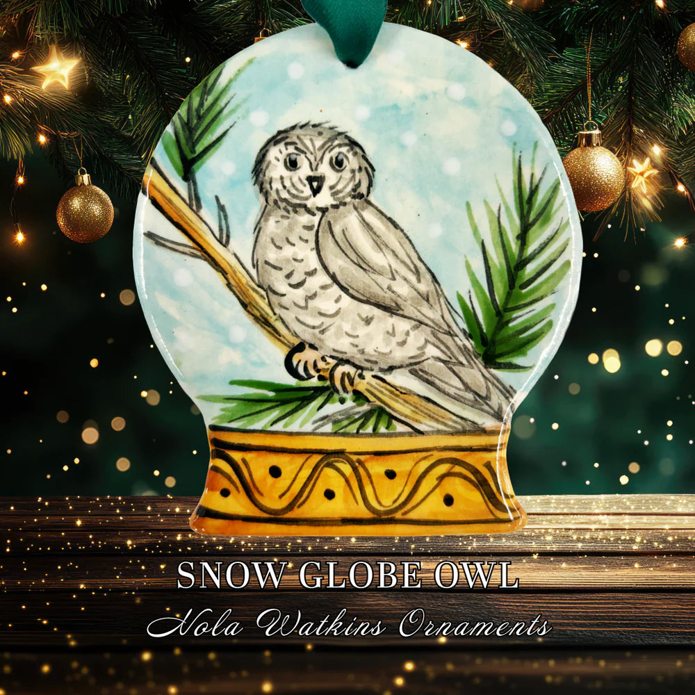 Ornament 2026 Hand Painted - Zinnias Gift Boutique