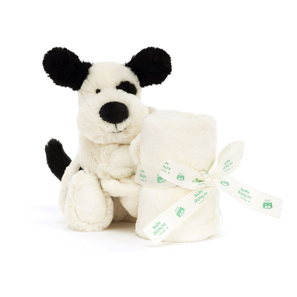 Bashful Black & Cream Puppy Soother - Zinnias Gift Boutique