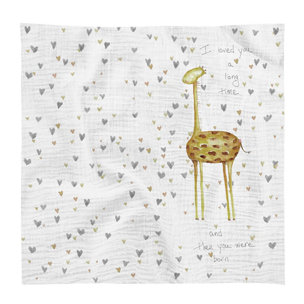 Giraffe Swaddle - Zinnias Gift Boutique