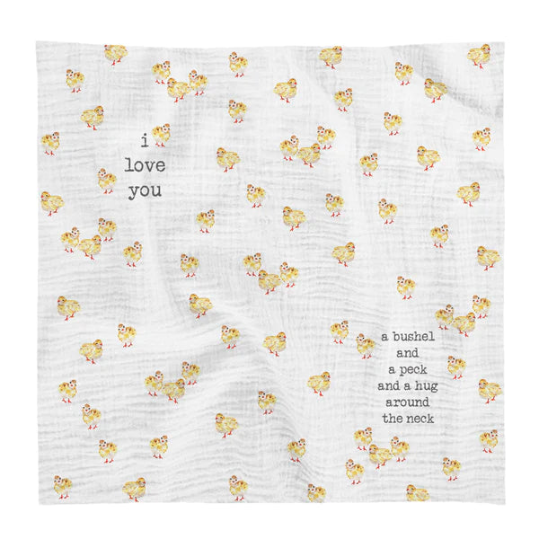 Baby Chicks Swaddle - Zinnias Gift Boutique
