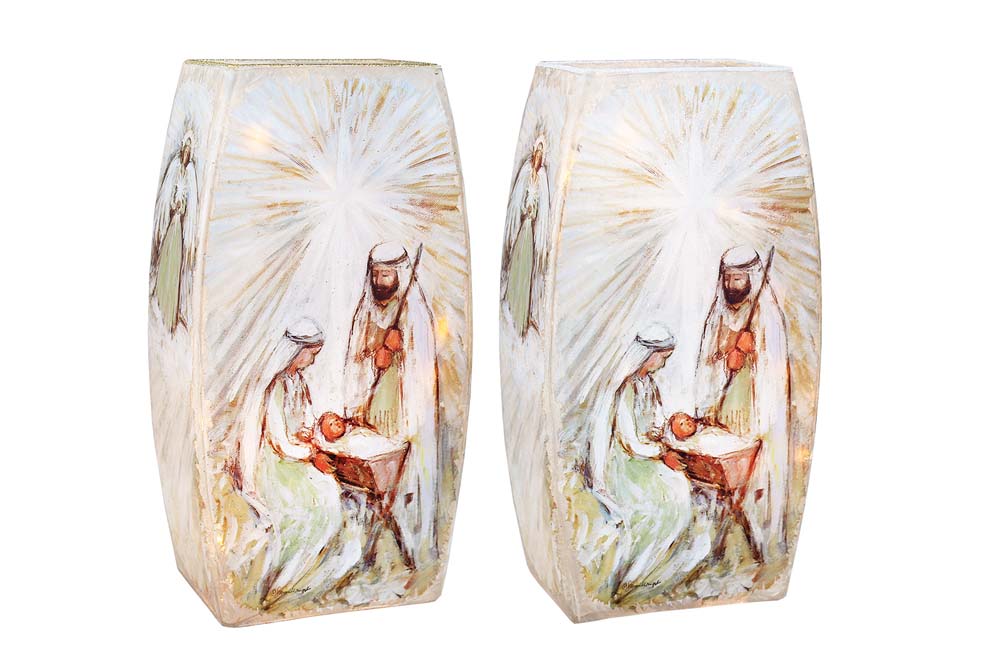 Prelit Holy family