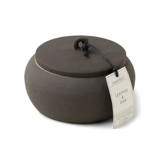 Cali 10 oz. Candle - Leather & Oak - Zinnias Gift Boutique