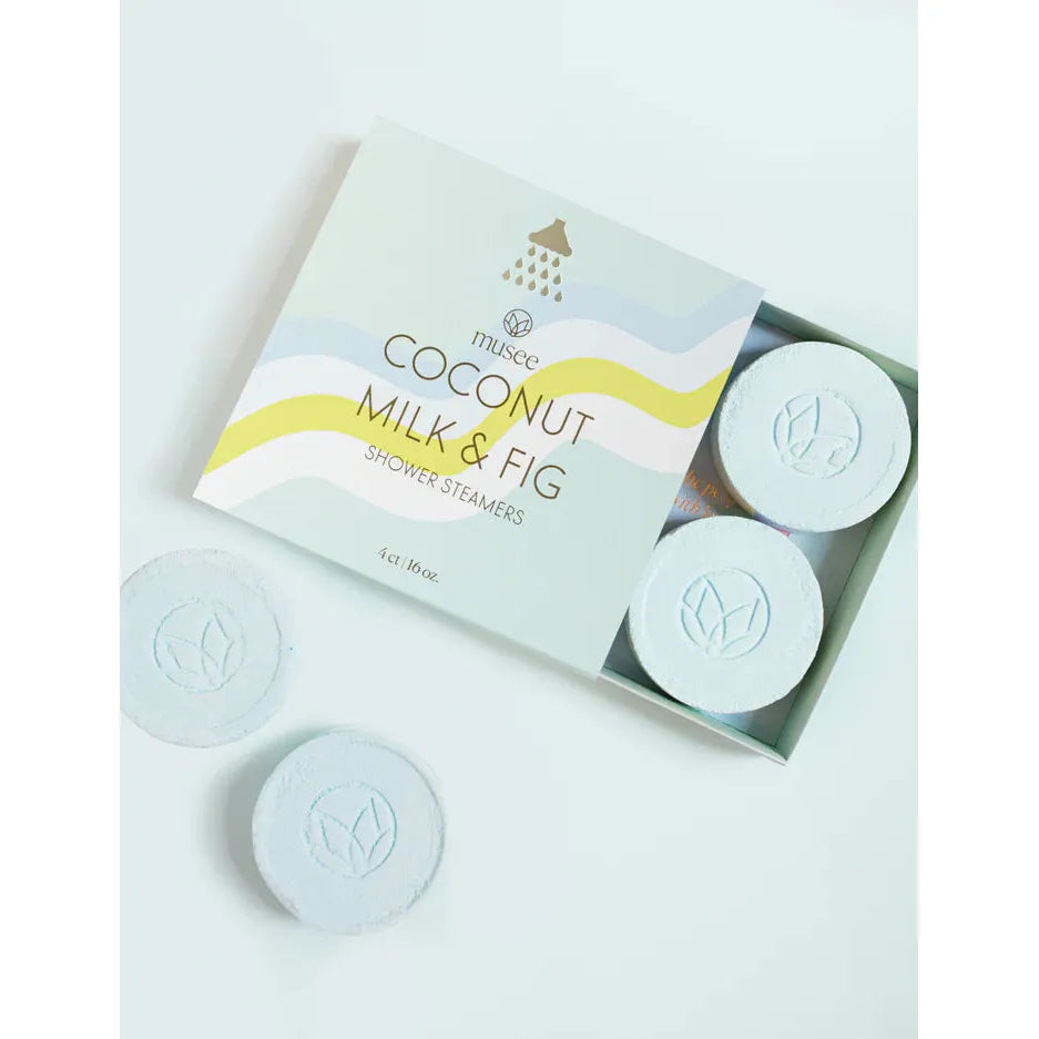 Coconut Milk + Fig Shower Steamers - Zinnias Gift Boutique