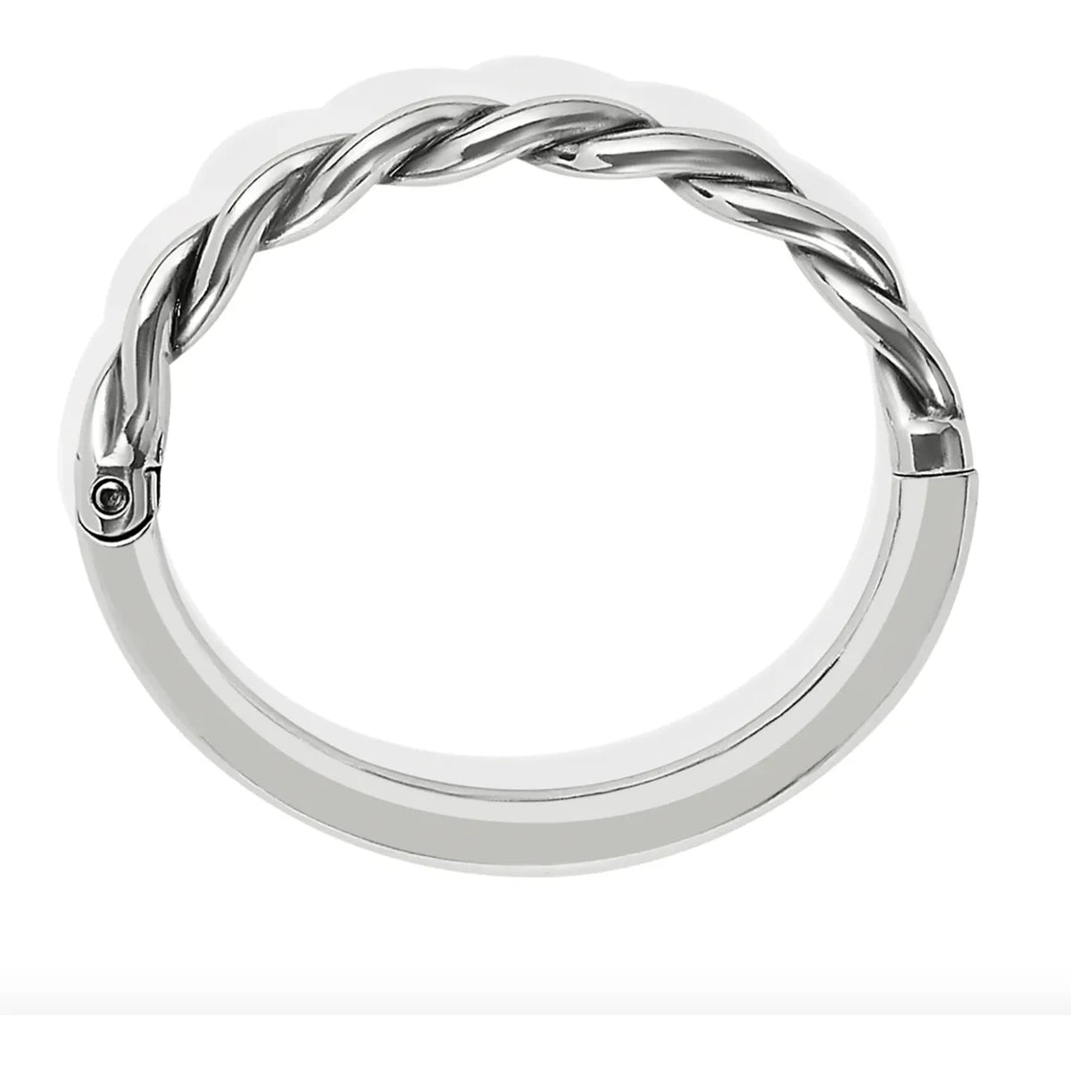 Interlok Twist Hinged Bangle - Zinnias Gift Boutique