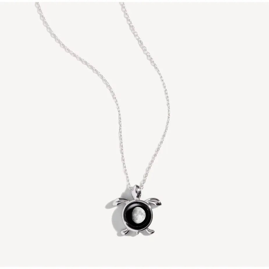 Moonglow sea Turtle Necklace - Zinnias Gift Boutique