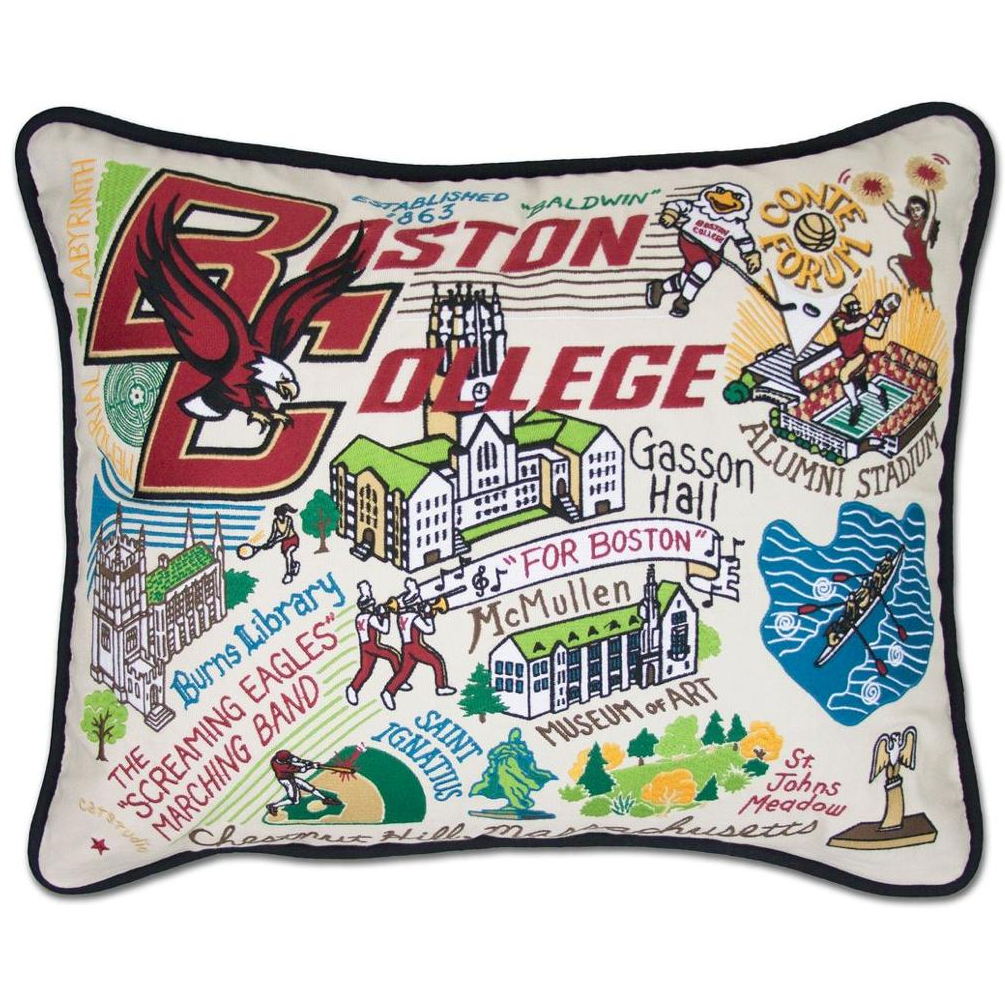 Handcrafted Collegiate Pillow - Zinnias Gift Boutique