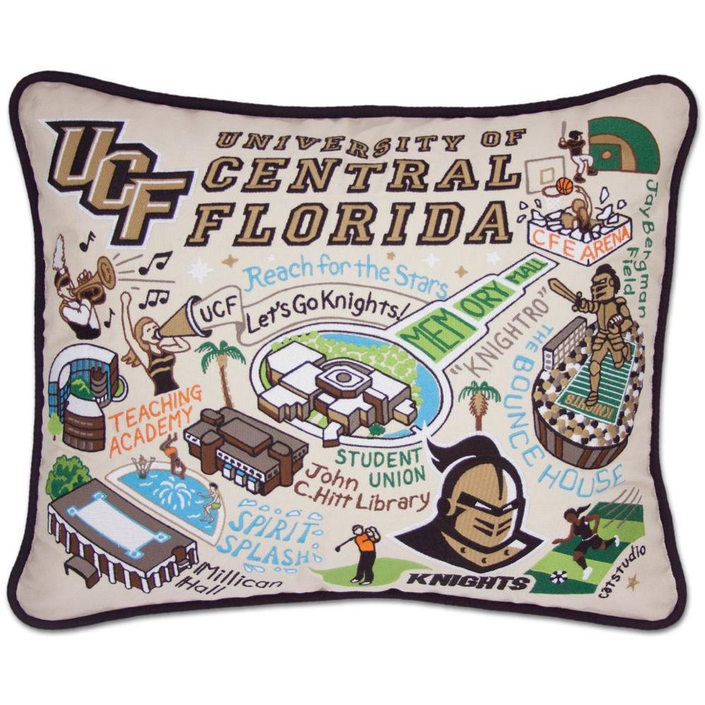 Handcrafted Collegiate Pillow - Zinnias Gift Boutique