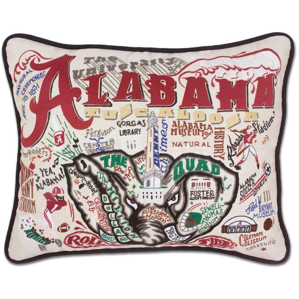 Handcrafted Collegiate Pillow - Zinnias Gift Boutique