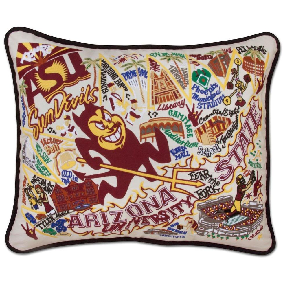 Handcrafted Collegiate Pillow - Zinnias Gift Boutique