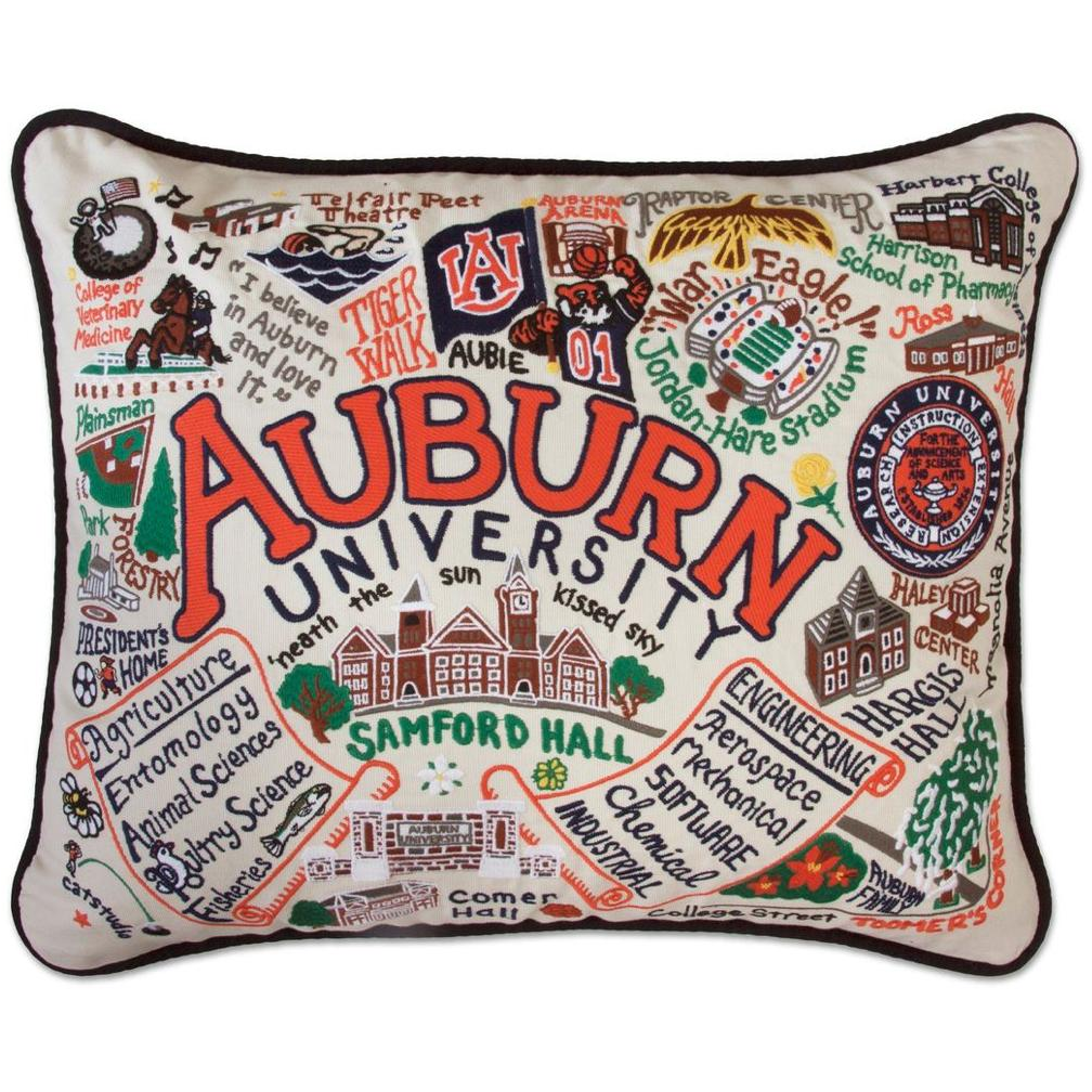 Handcrafted Collegiate Pillow - Zinnias Gift Boutique