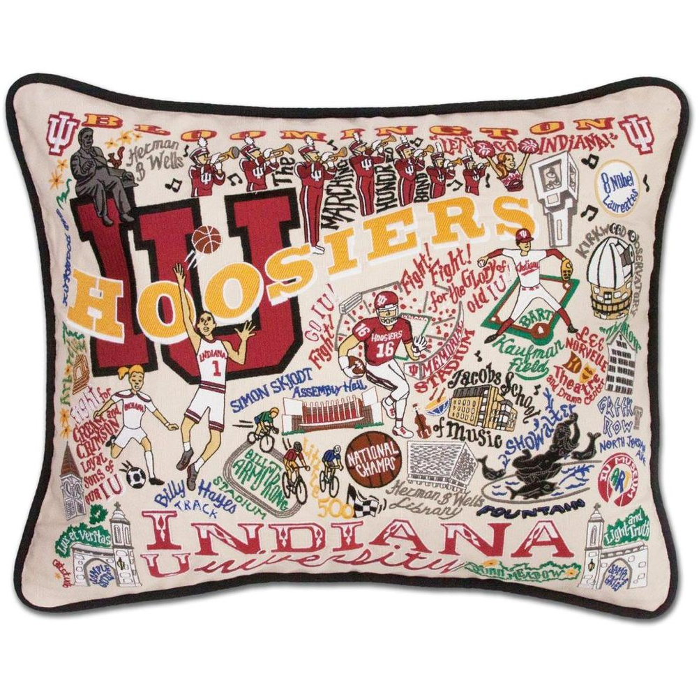 Handcrafted Collegiate Pillow - Zinnias Gift Boutique