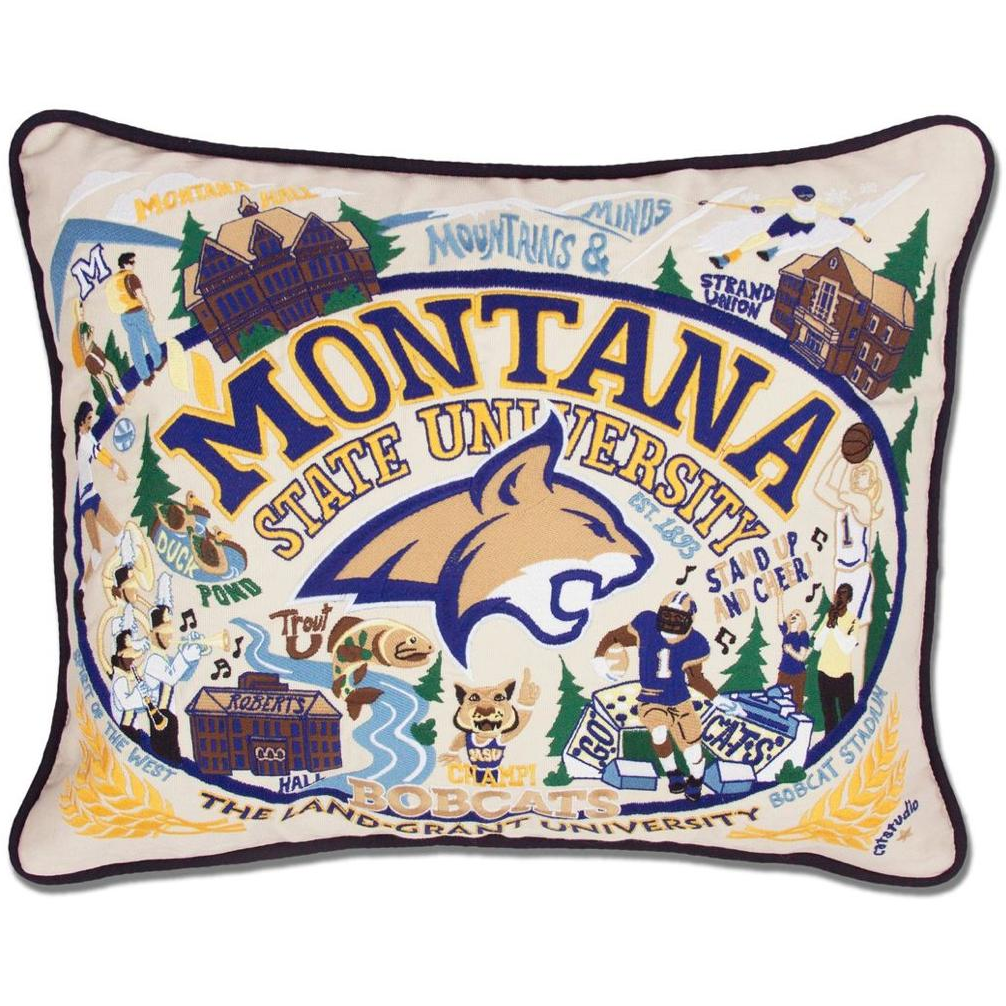 Handcrafted Collegiate Pillow - Zinnias Gift Boutique