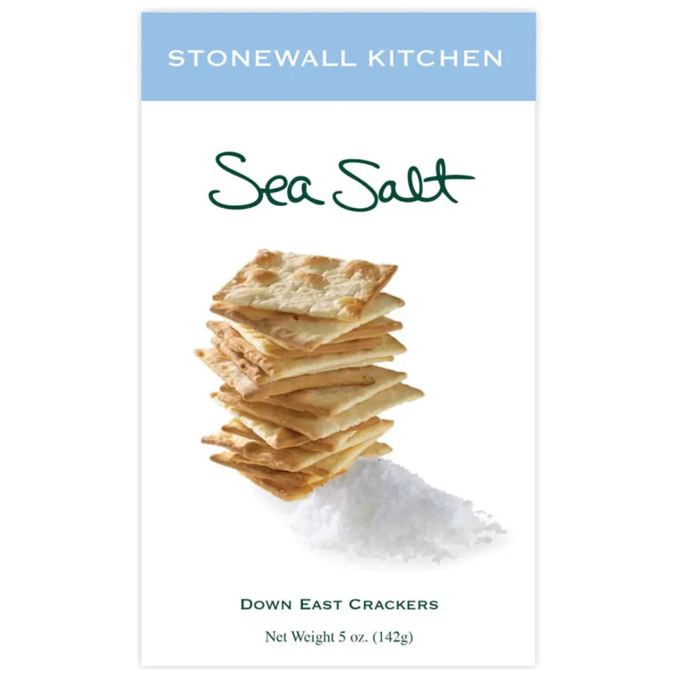 Sea Salt Down East Crackers 2oz - Zinnias Gift Boutique