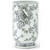 White & Green Bird Print Porcelain Lg - Zinnias Gift Boutique