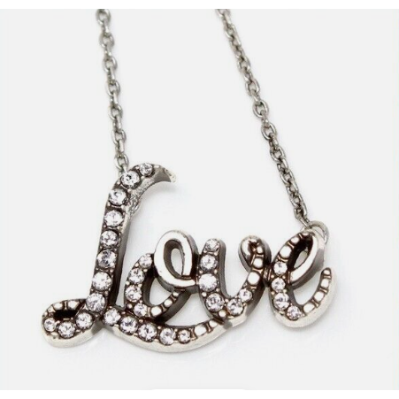 Love Script Necklace - Zinnias Gift Boutique