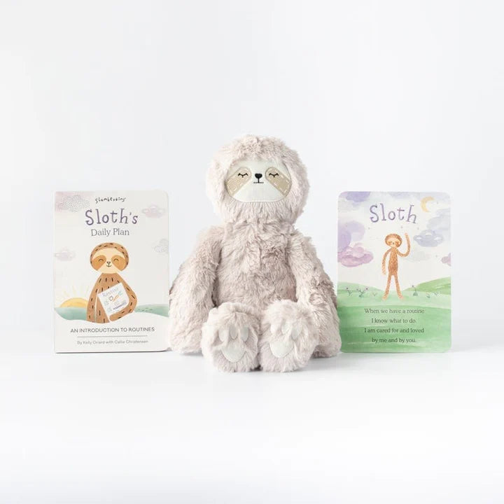 Sloth's Learns To Slumber: A Lesson in Routines (Kin & Book) - Zinnias Gift Boutique