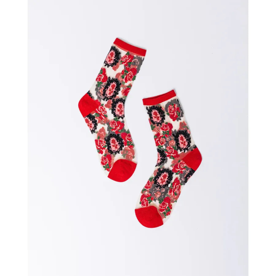 Sheer Crew Socks - Zinnias Gift Boutique