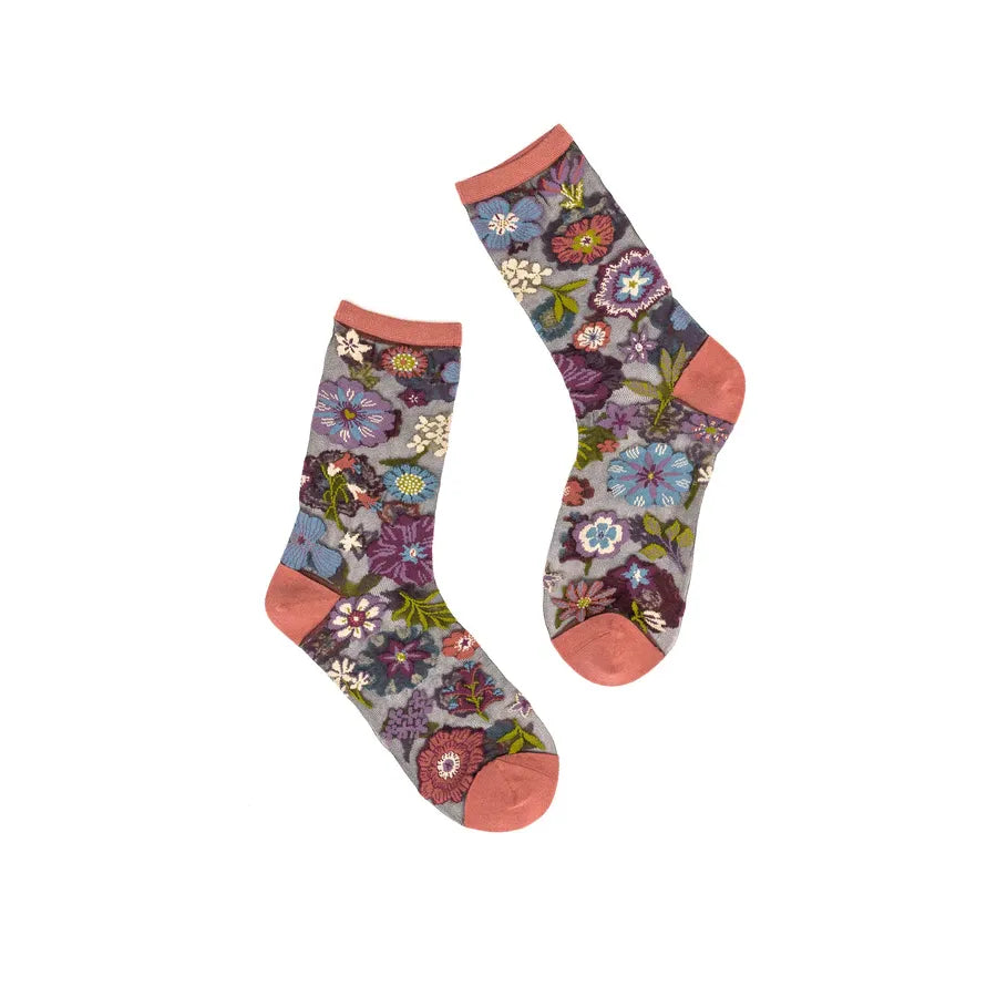 Sheer Crew Socks - Zinnias Gift Boutique