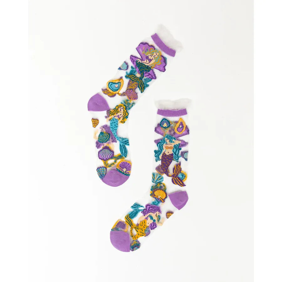 Sheer Crew Socks - Zinnias Gift Boutique