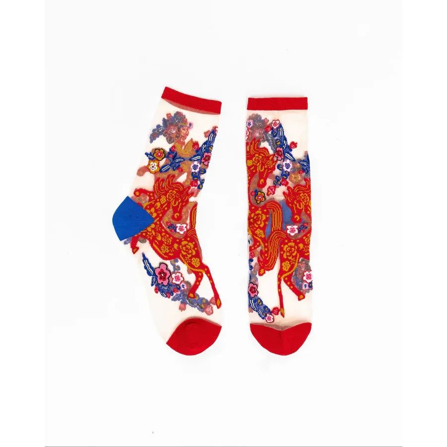Sheer Crew Socks - Zinnias Gift Boutique