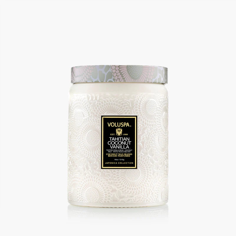 Tahitian Coconut Vanilla Candle - Zinnias Gift Boutique