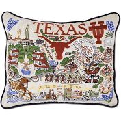 Handcrafted Collegiate Pillow - Zinnias Gift Boutique
