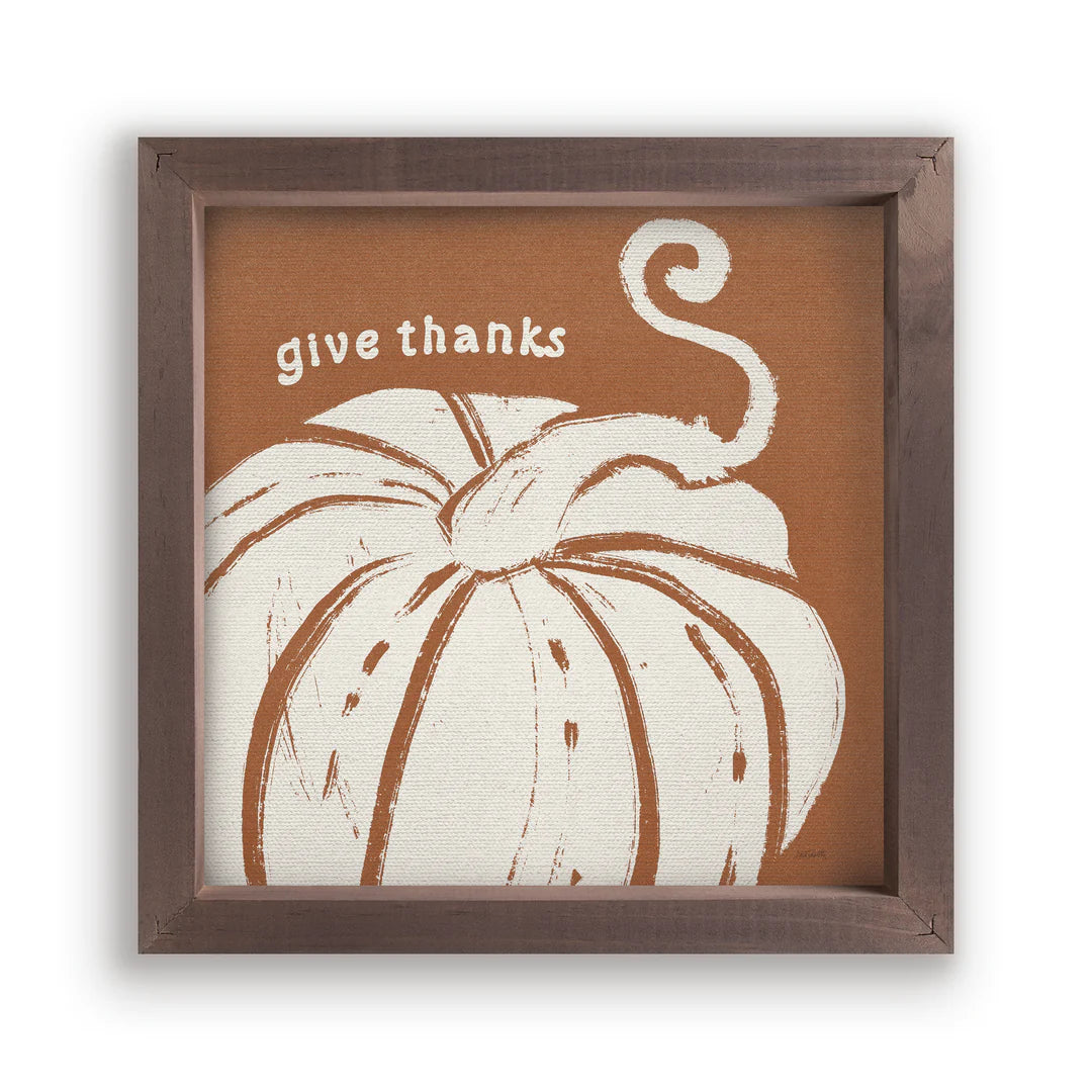 Give Thanks Wall art - Zinnias Gift Boutique