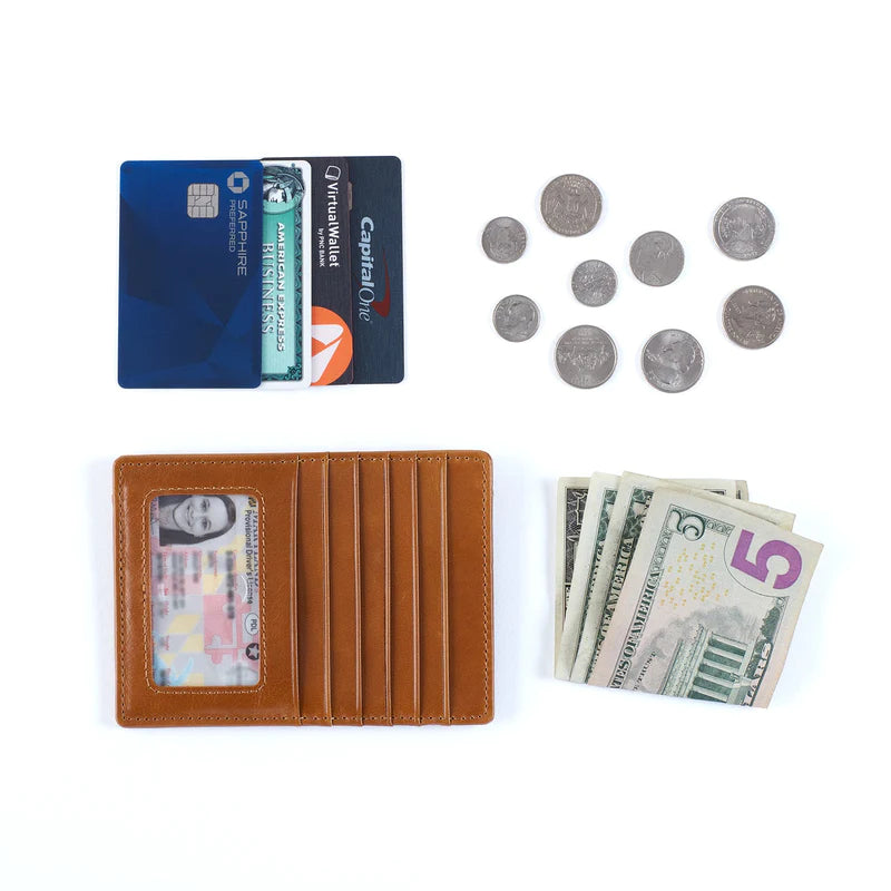 Euro Slide Card Case Abstract Foliage - Zinnias Gift Boutique