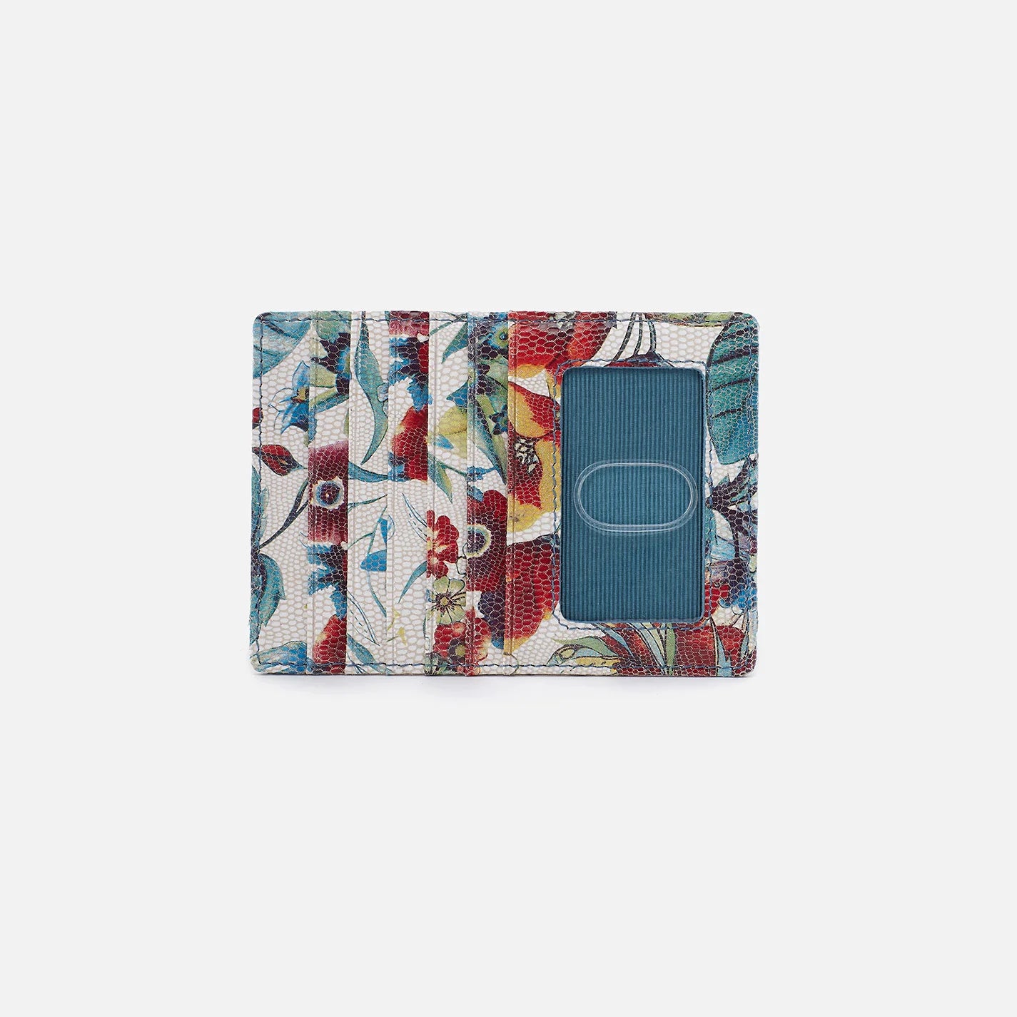 Euro Slide Card Case - Botanic Print - Zinnias Gift Boutique