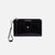 Kali Phone Wallet Black in Polished Leather - Zinnias Gift Boutique