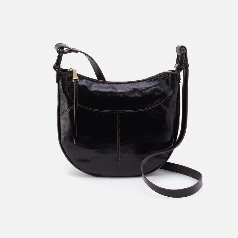 Sheila Scoop Crossbody Bag - Black - Zinnias Gift Boutique