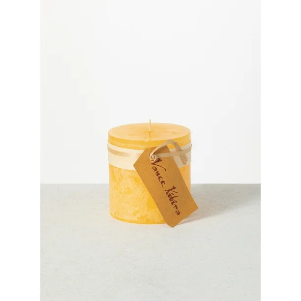 Timber Pillar Candle 4.25" - Zinnias Gift Boutique