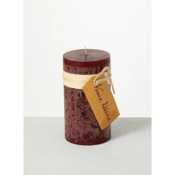 Timber Pillar Candle 6" - Zinnias Gift Boutique
