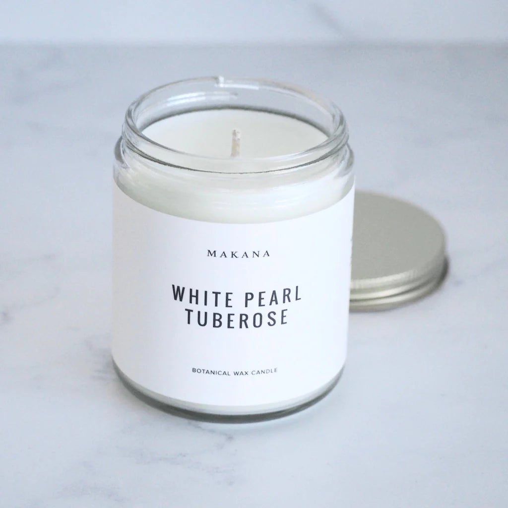 White Pearl Tuberose - Classic Candle - Zinnias Gift Boutique