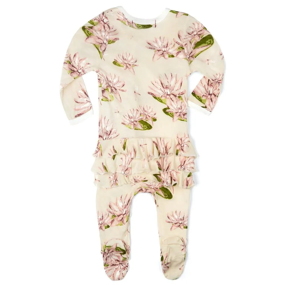 Water Lily Organic Romper - Zinnias Gift Boutique