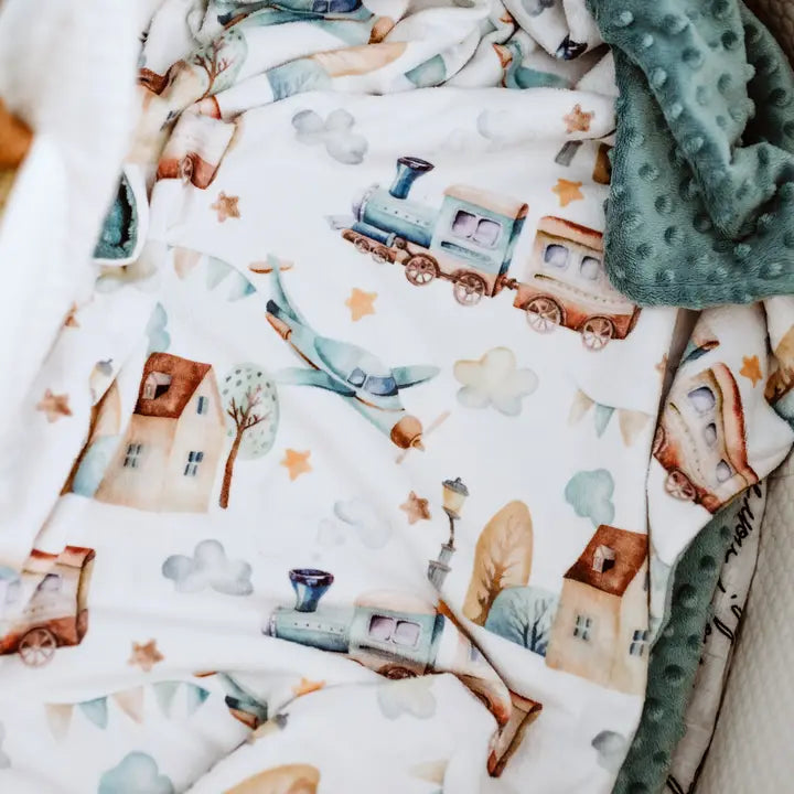 Baby Minky Blanket - Zinnias Gift Boutique
