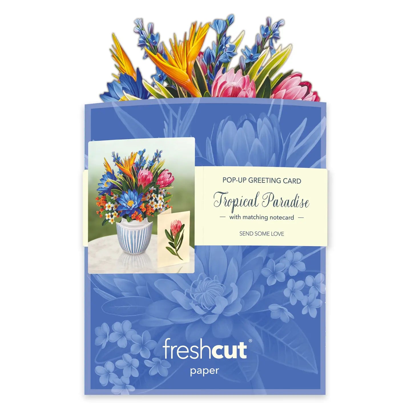 Mini Freshcut Bouquet Cards - Zinnias Gift Boutique