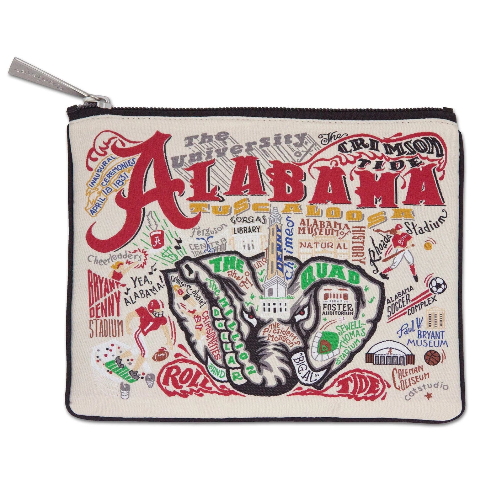 Collegiate Zipper Pouch - Zinnias Gift Boutique