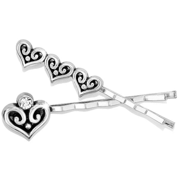 Alcazar Heart Bobby Pin Set - Zinnias Gift Boutique