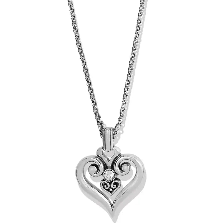 Alcazar Heart Glint Cnv Nk - Zinnias Gift Boutique