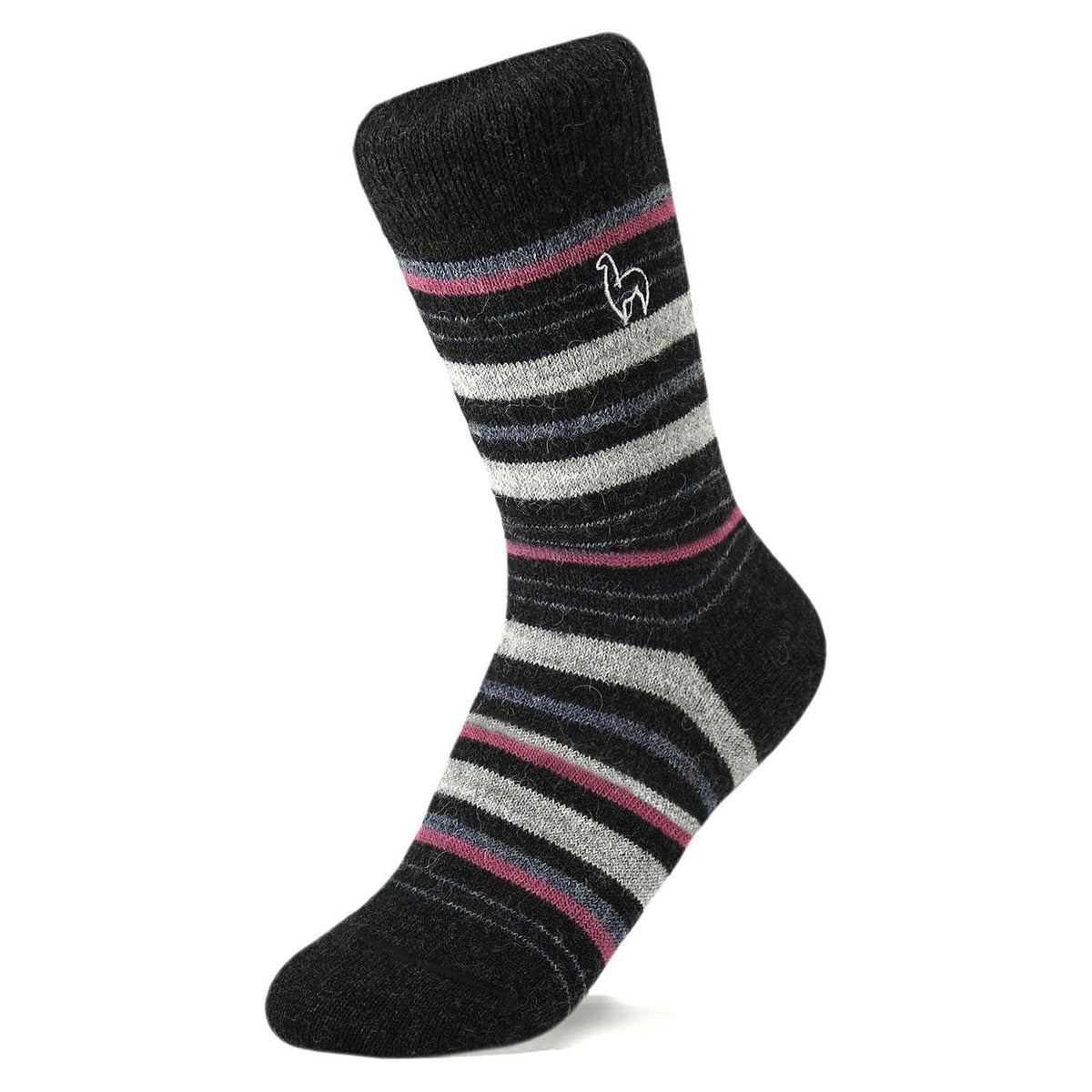 Socks - Stripe - Mauve - Zinnias Gift Boutique